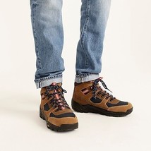 J. Crew Nordic Waterproof Hiker Boots Blue Brown Orange Men&#39;s 11 Vibram Soles - $74.79