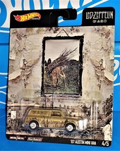 Hot Wheels 2020 Premium Pop Culture Led Zeppelin Series 4/5 &#39;67 Austin Mini Van - £7.74 GBP