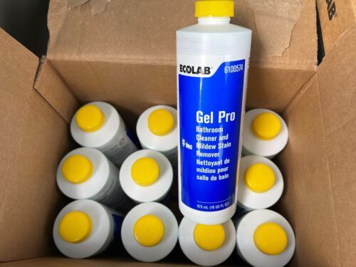 Case of 12 Ecolab 6100574 Gel Pro Bathroom Cleaner &amp; Mildew Stain Remover - $129.99