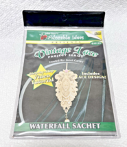 John Deer&#39;s Adorable Ideas Vintage lace Project Series Waterfall Sachet - $12.38