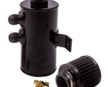 10AN 0.75L Oil Catch Can Tank Reservoir With Breather Filter Baffled Alu... - $145.41
