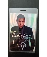 KENNY BABYFACE EDMONDS - ORIGINAL 2016 TOUR VIP LAMINATE BACKSTAGE PASS - $31.00