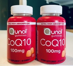 Qunol CoQ10 Gummies (60 Count) w/ Ultra-High Absorption 100mg ex 2025 - £18.36 GBP