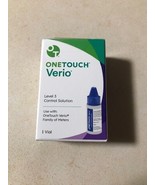 NEW One Touch Verio Glucose Meter Check Level 3 Control Solution Expires... - £7.02 GBP