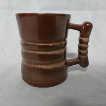 Frankoma C3 Barrel Mug C3 Plainsman Brown 4&quot; - £13.54 GBP