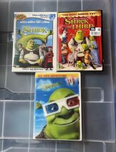 Shrek , Shrek The Third , Shrek 3-D - DVD’s Unopened  - $46.63