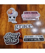 Jesus Stickers Lot of 5 - Love Religion Christ Faith Christian Lot R - £6.95 GBP