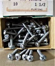 #10 x 1-1/2” Pan Head Combo Tapping Screws, 4 BOX&#39;S of 100 SCREWS TOTAL 400 NEW - £12.16 GBP