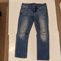 American Eagle Outfitters distressed women&#39;s size 4 and length 24 Artist - £11.89 GBP