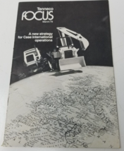 Tenneco Focus Case Construction Equipment 1979 Global Business Strategy - $18.95