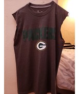 Green Bay Packer’s NFL Men’s Green Cut Off T Shirt Medium - £19.68 GBP