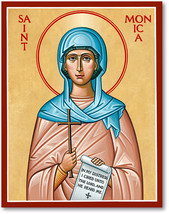 Catholic icon of Saint Monica - $200.00+
