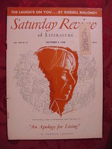 Saturday Review October 9 1948 Russell Maloney Carl Sandburg - £6.78 GBP