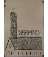 Poster Silkscreen Dei Decemberists Uptown Theater Kansas City MO 27 Magg... - $135.46