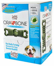 Ora-Bone Dental Treats For Dogs Mint Parsley Chlorophyll Large 20Ct - £74.12 GBP