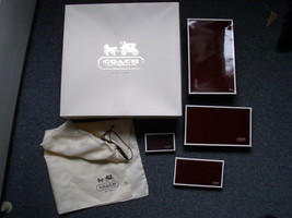 LOT 5 Authentic Genuine COACH Purse Access Boxes Silky Bag Printed Tissue Paper - £46.89 GBP