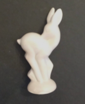 Mid Century Modern Art Deco Pink Fawn Doe Deer Figurine Shawnee Style Po... - €17,20 EUR