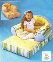 Maudlin Shore Kids Childs Chaise Lounge Chair Zip Slipcover Sew Pattern  - £9.56 GBP