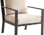 Outdoor Club Chair Patio Metal Dining Sofa With Steel Frame For Porch, D... - $240.99