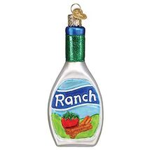 Old World Christmas Ranch Dressing Glass Ornament FREE BOX 32443 New - $11.87