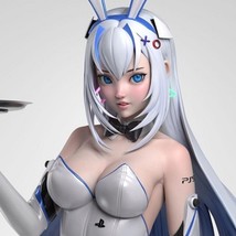 Waifu Bunny NSFW (Play Station 5 Fan Art) Scuplture Painted ready for collect - £203.82 GBP+