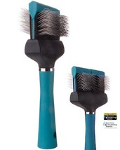 Master Grooming Tools PET HARD (FIRM)DOUBLE WIDE FLEXIBLE SLICKER BRUSH ... - $16.99