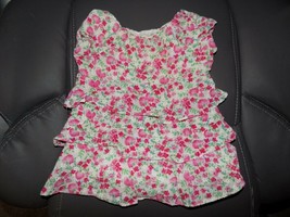 Ralph Lauren White W/Flower Print Dress Size 3 Month&#39;s Girl&#39;s EUC - £13.77 GBP