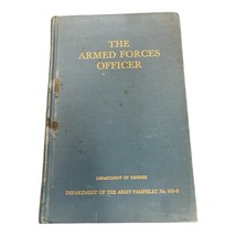 Vintage 1950 HB The Armed Forces Officer Department of Defense Army Book - $16.80
