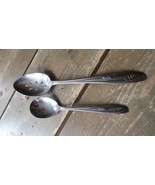 Vintage Lady Fair Wm Rogers Silverplate Slotted Spoon and Sugar Spoon - £8.19 GBP