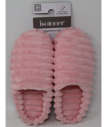 Isotoner Women’s Margo Pink Plush Spa Clog Slipper Size Small 6.5-7 NWT - $17.78