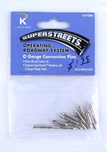 Lionel O K-Line by Lionel SuperStreets Track O Gauge Conversion Pins 8 6... - $8.31