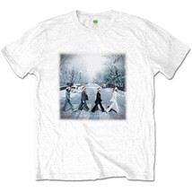 The Beatles Abbey Christmas Official Tee T-Shirt Mens Unisex - £25.04 GBP