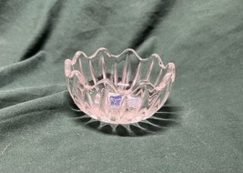 Small 24% Lead Crystal Bowl Made in Yugoslavia 3 3/8&quot; in Diameter x 1 1/... - $10.00