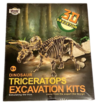 Dinosaur Triceratops 3D Skeleton Excavation Kit - $12.86