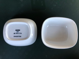 Lot of 12 Alessi for Delta White Large Ramekin Bowls Sauce Jelly Butter ... - $25.49