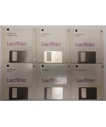Apple Macintosh LaserWriter II Software Installation Disk + Fonts (x6 Fl... - $309.87 MXN