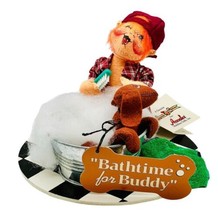 Annalee Bathtime For Buddy Dog Mobilitee Doll Tags Limited Edition 1997 - £18.36 GBP