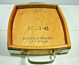 Pomeroy Tray 006 Wine Cask Cheese Board Reclaimed Re-Purposed Wood Servi... - $225.00