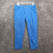 Vintage Lana Sport Jeans Women 10 Blue Ankle Zip Skinny Stretch Ladies P... - £8.03 GBP