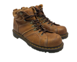 Dr. Martens Men&#39;s Mid-Cut Flynn Work Boots Brown Leather Size 10M - $75.99