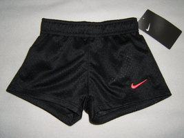 Nike Girls Shorts Black Size 2T Toddler - £7.03 GBP