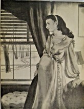 Vintage Art Print Painting &quot;Pregnant Woman at the Window&quot; 1951 - £23.60 GBP