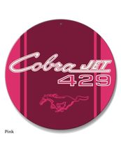 Ford Mustang Cobra Jet 429 Car Vehicle Poster Metal Round Sign 8x8in Vin... - €21,47 EUR