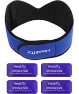Face Gel Ice Pack with Wrap for Jaw, Head and Chin, Reusable Hot Cold Pack - $27.14 CAD