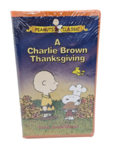 A Charlie Brown Thanksgiving Peanuts Classic Clamshell Factory Sealed VH... - $12.86