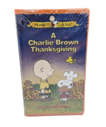 A Charlie Brown Thanksgiving Peanuts Classic Clamshell Factory Sealed VH... - $12.86