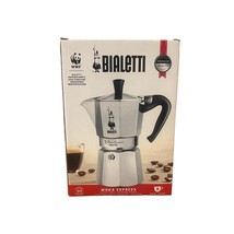 Bialetti Moka Express Iconic Stovetop Espresso Maker Pot 9 Cups 14 Oz Br... - £39.32 GBP