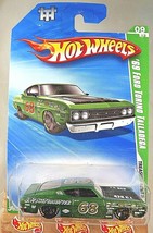 2010 Hot Wheels #53 Treasure Hunts 9/12 &#39;69 Ford Torino Talladega Green w/Blk5Sp - £31.87 GBP
