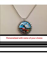 Thomas The train personalized necklace with name of your choice great gi... - $135.07 MXN