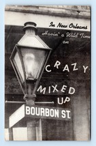 Bourbon Street Records Advertising New Orleans Louisiana LA 1960 Postcard Q2 - £3.08 GBP